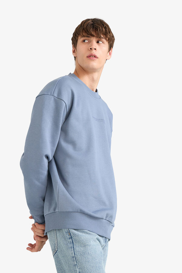 DeFacto Round neck sweatshirt grey