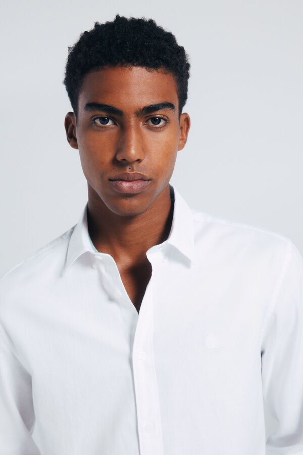 Springfield Textured shirt white