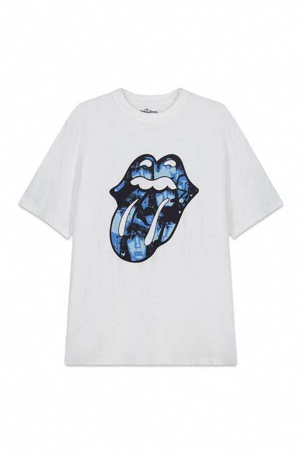 Springfield T-shirt Rolling Stones beige