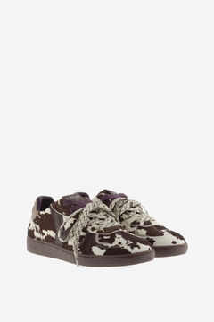 Victoria Sapatilhas animal print com atacadores duplos