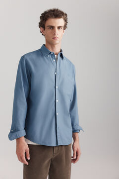 Springfield Chemise oxford teinte en pi&egrave;ce