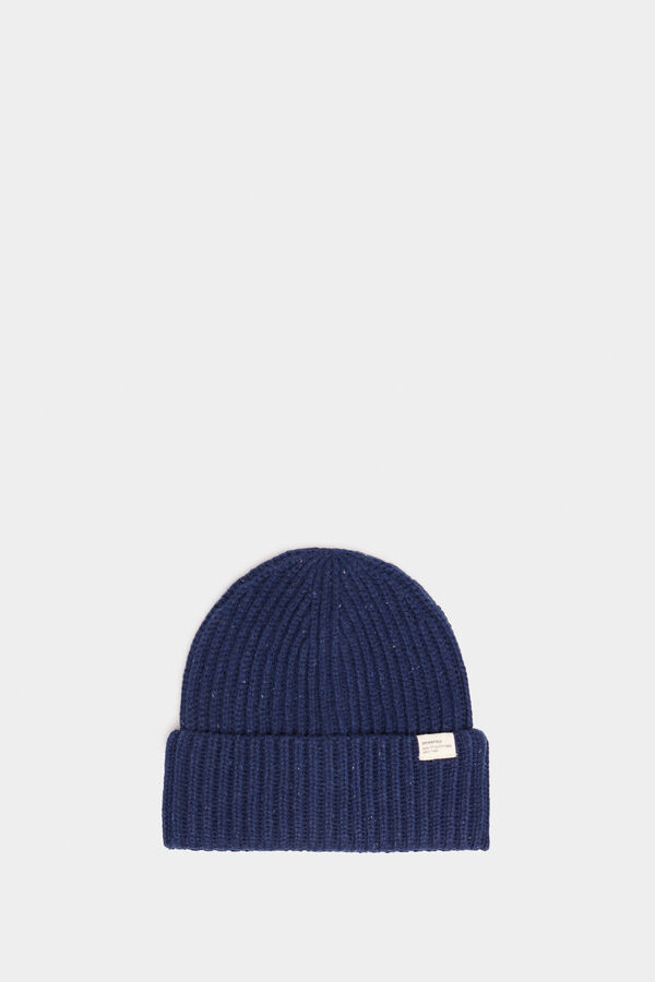 Springfield Nep knit hat blue
