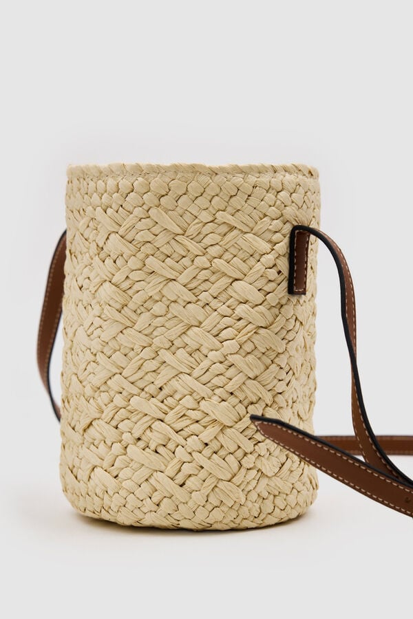 Inside Bolso cesta yute beige
