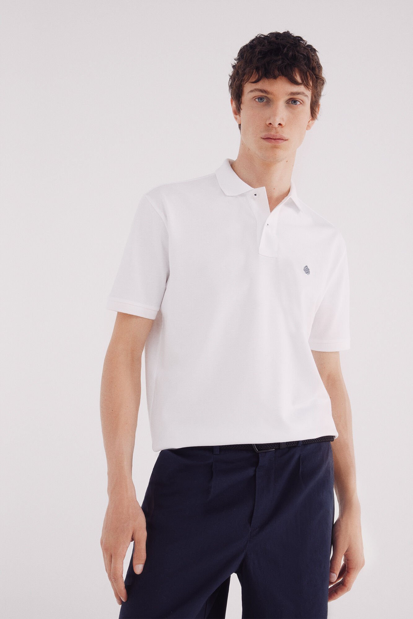 Springfield Essential regular fit piqu&eacute; polo shirt