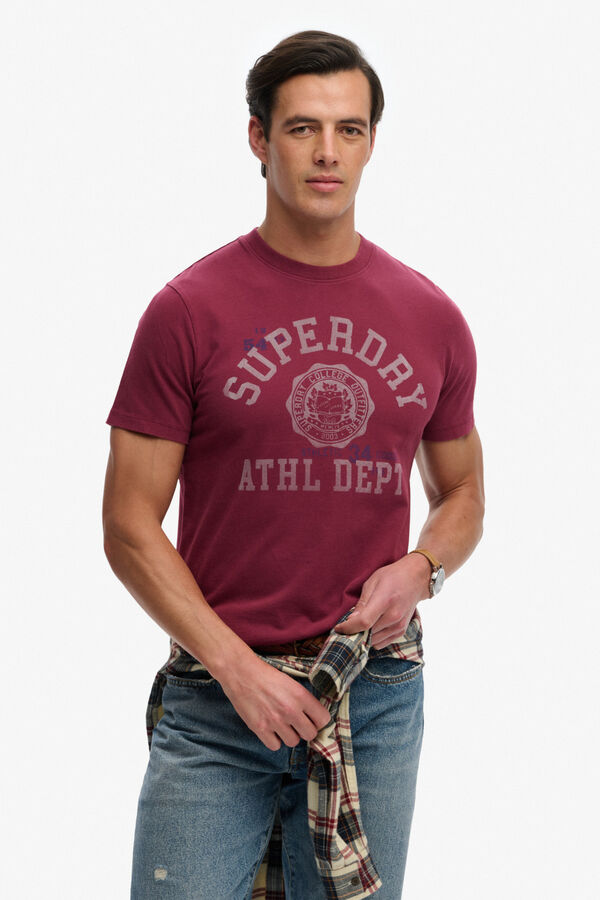 Superdry University graphic short-sleeved T-shirt printed