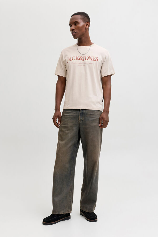 Jack & Jones Short sleeve T-shirt with logo grey
