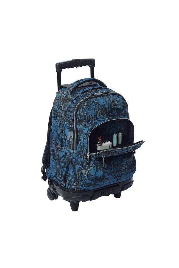 Totto Mochila Renglones azul