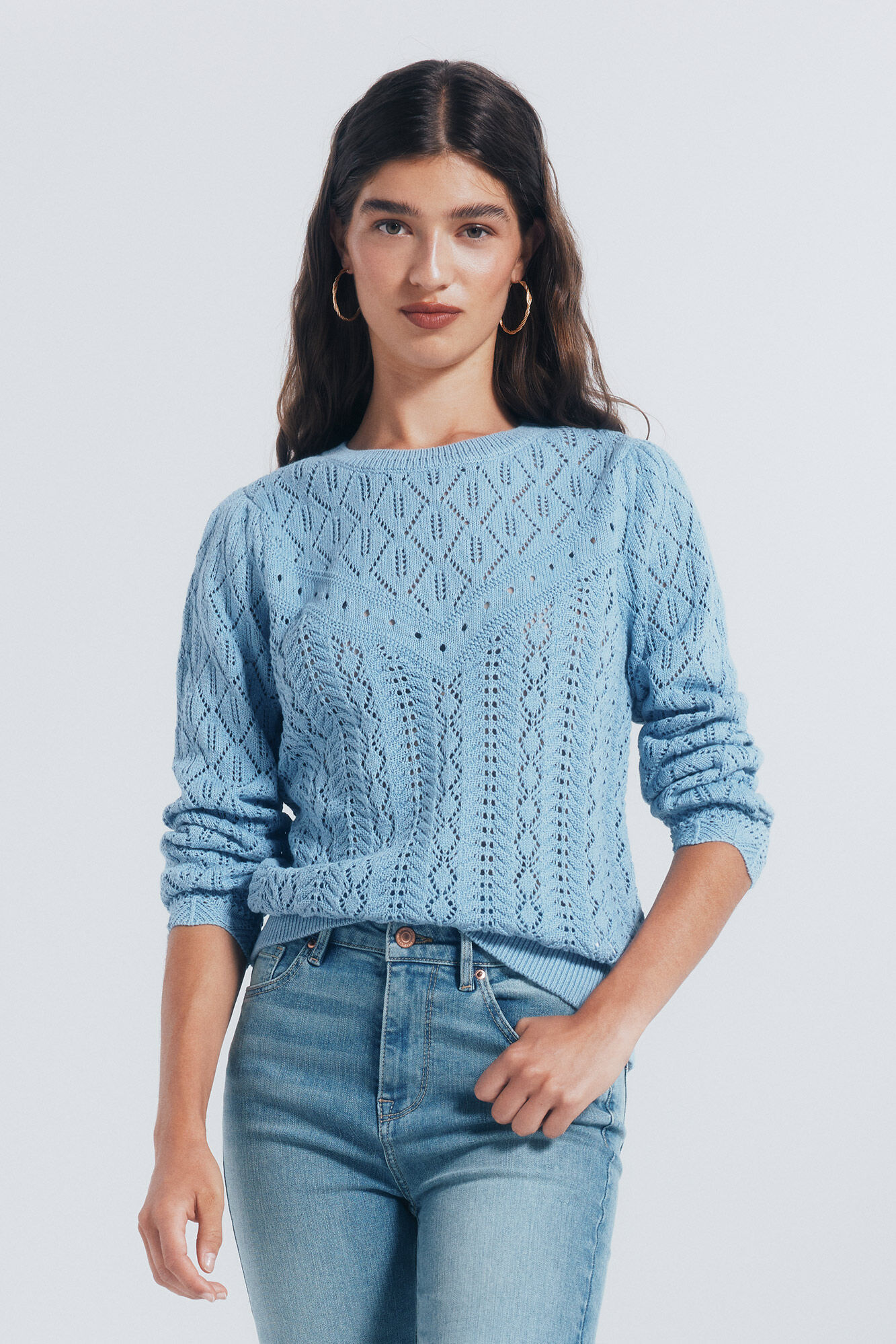 Springfield Pointelle jersey-knit jersey