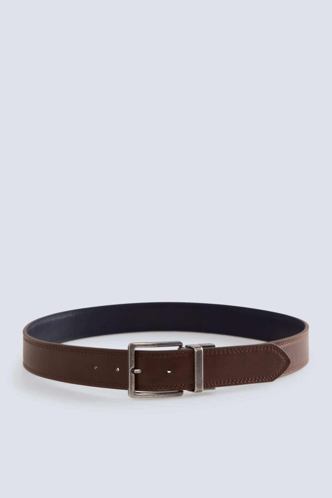 Springfield Reversible denim belt