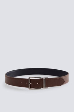 Springfield Reversible denim belt