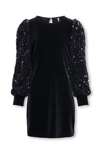 Only Girls Vestido corto lentejuelas