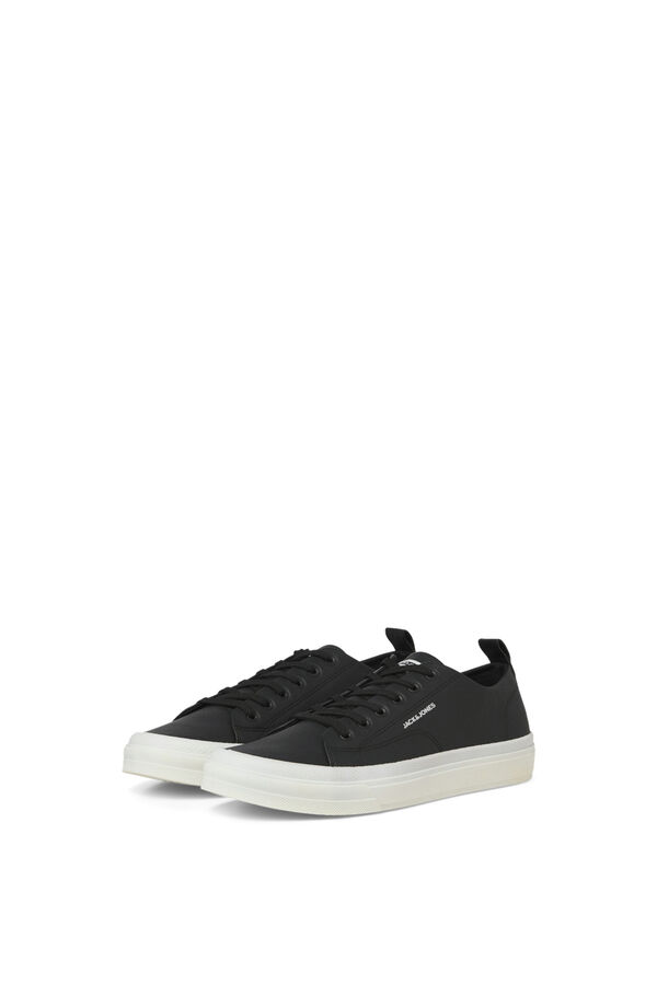 Springfield Faux leather sneakers crna