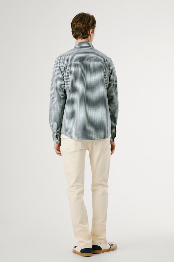 Pepe Jeans Camisa Cuadros Fit Regular azul