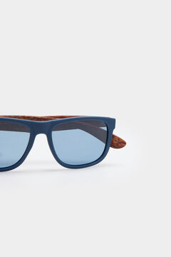 Springfield Two-Tone Rubberised Sunglasses bluish