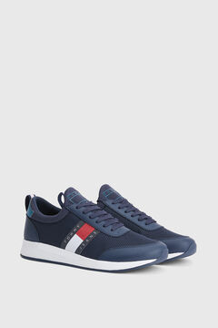 Springfield Running trainer with flag navy