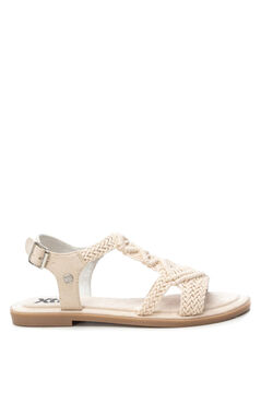 XTI Sandalia estilo macram&eacute;