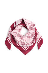 Pieces Pa&ntilde;uelo viscosa estampado morado/lila