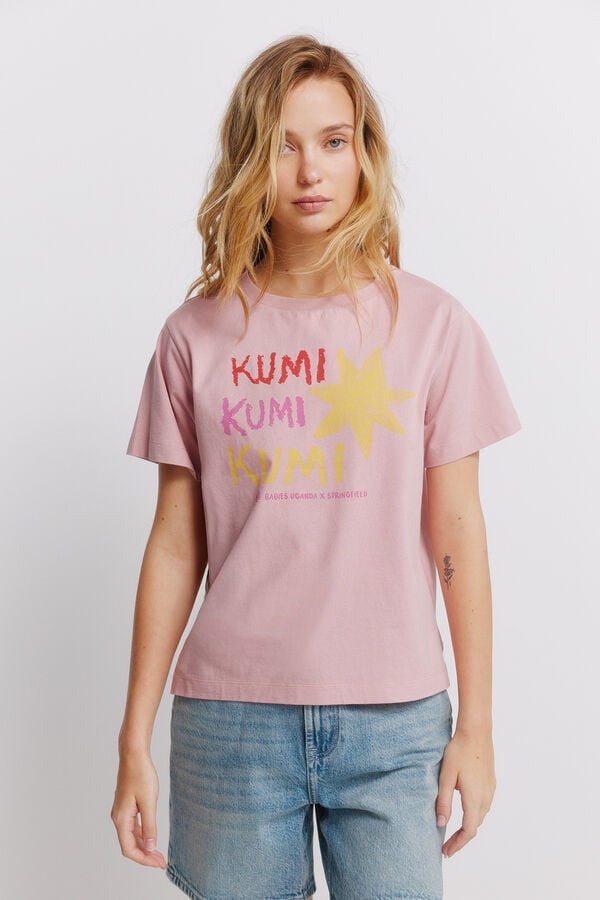 Springfield Camiseta KUMI Estrella marfil
