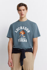 Springfield Vest top blue