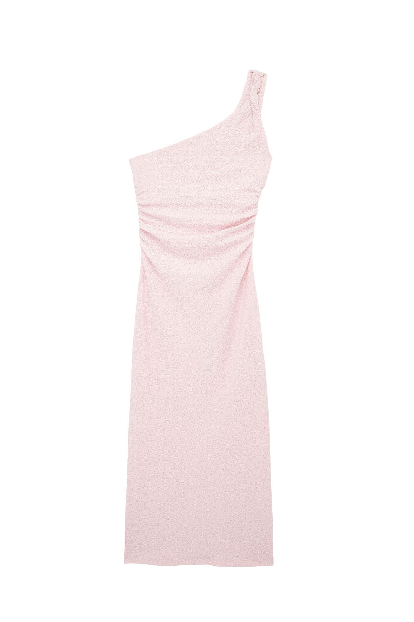 Koton Vestido midi hombros asim&eacute;tricos