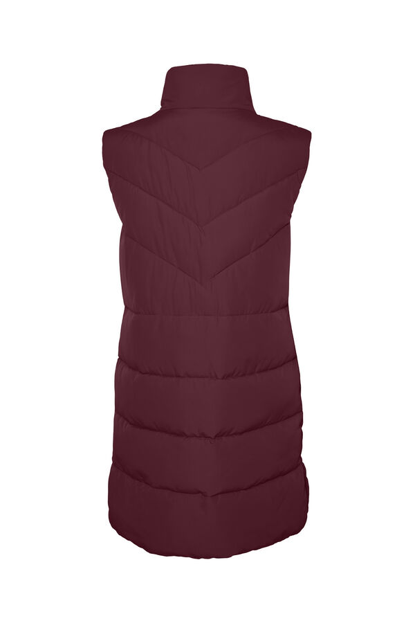 Noisy May Chaleco largo acolchado morado/lila