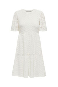 JDY Vestido corto bordado