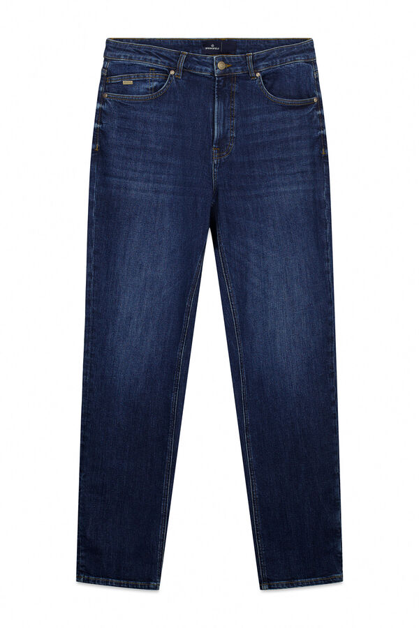 Springfield Dark wash slim fit jeans blue