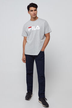 Springfield T-shirt Unisexo com logótipo cinza