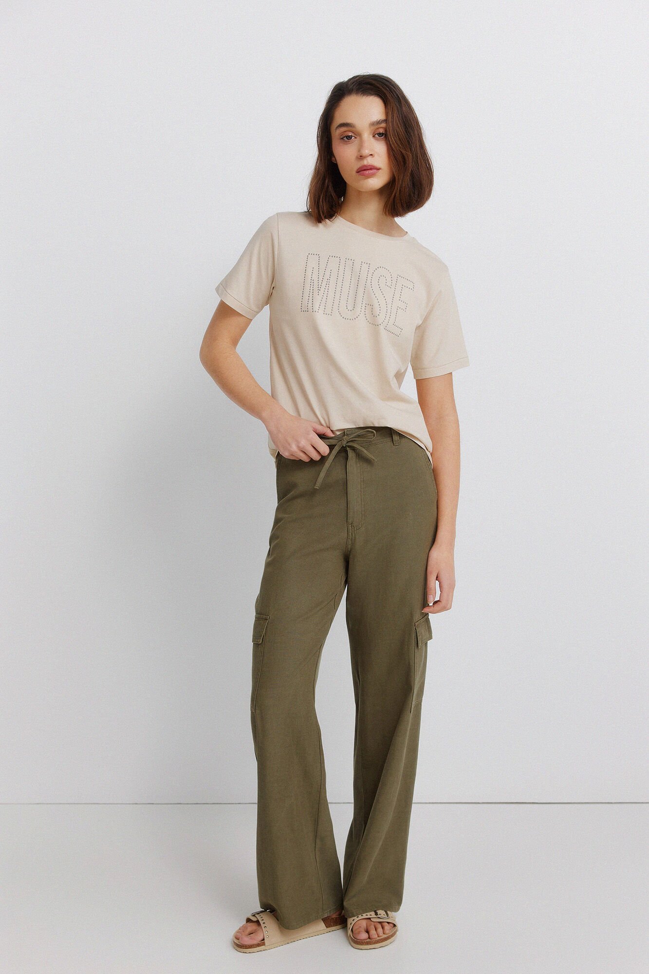 Springfield Studded short sleeve T-shirt