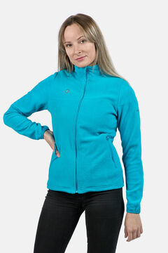Springfield Roncal fleece liner jacket with zip  blue