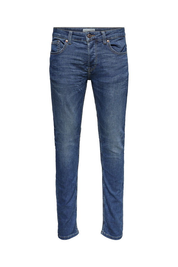 Springfield Blue slim fit jeans bluish