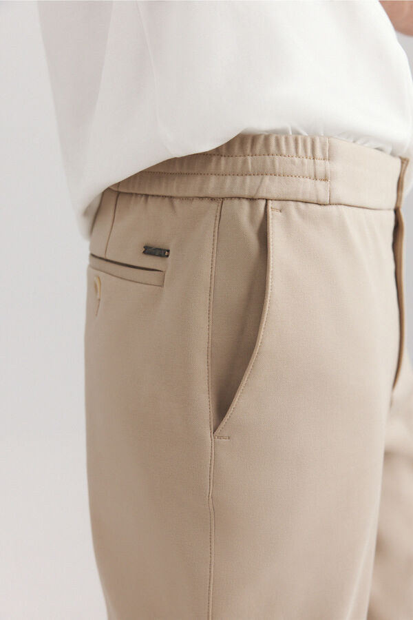 Springfield Comfort fit jogger trousers grey