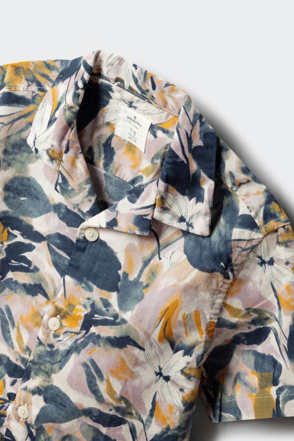 Springfield Kids Kids' floral shirt blue