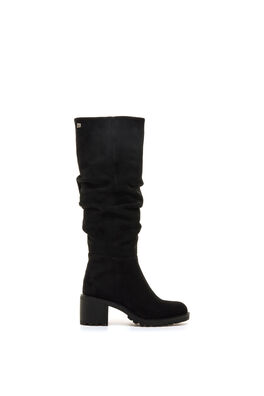 Botas slouchy de caña alta con suela dentada