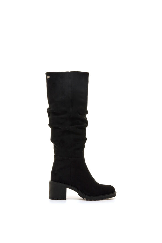 Botas slouchy de caña alta con suela dentada