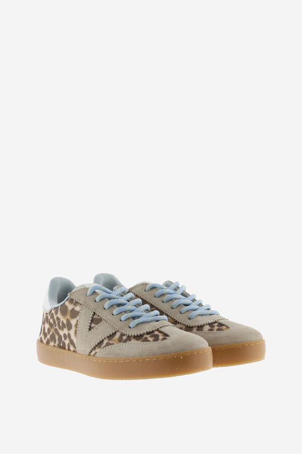 Victoria Animal print trainers brown