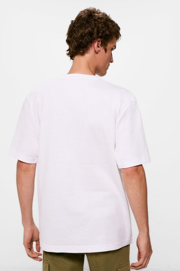Springfield T-shirt run or burn blanc