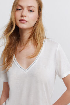 Springfield T-shirt &agrave; manches courtes col en V