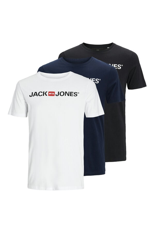 Jack & Jones 3-pack T-shirts white