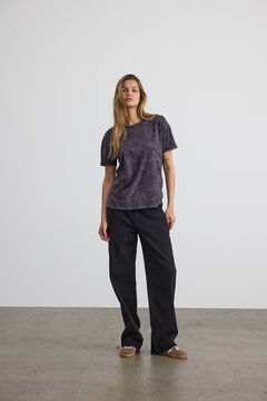 Noisy May T-shirt efeito lavado