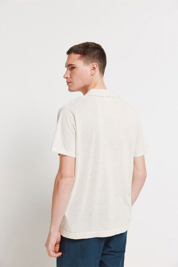 Springfield Link structure polo shirt grey