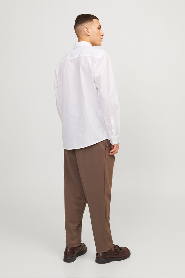 Jack & Jones Camisa Oxford Casual branco