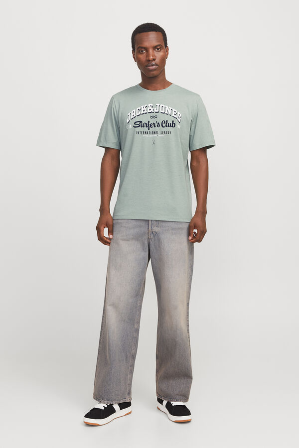 Jack & Jones Camiseta est&aacute;ndar fit verde
