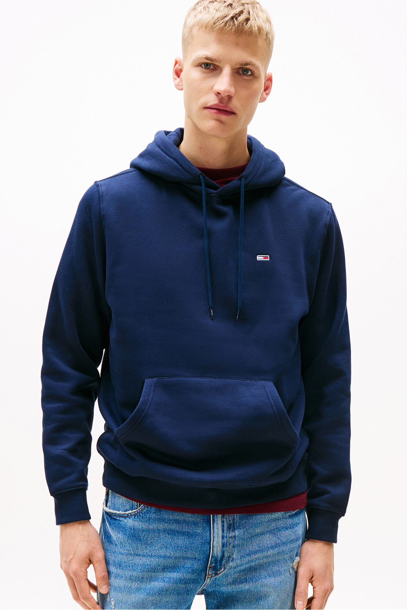Tommy Jeans Sudadera de hombre con capucha ajustable
