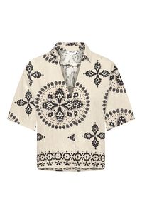 Only Camisa estampado geom&eacute;trico