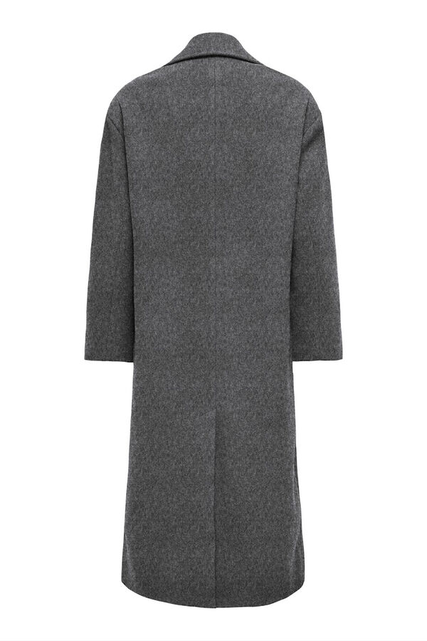 Only Long buttoned coat Siva