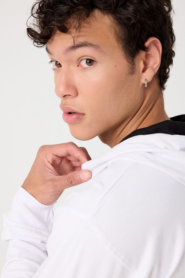 Inside Essential sweatshirt with logo white