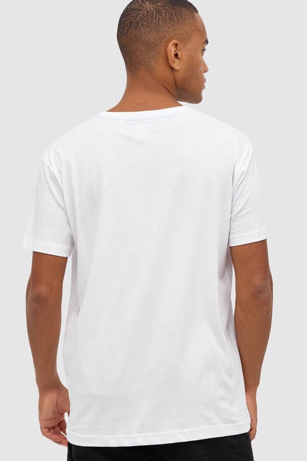 Springfield Camiseta Estampado Inside blanco