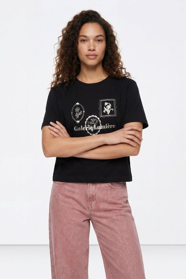 Tiffosi Camiseta manga corta negro