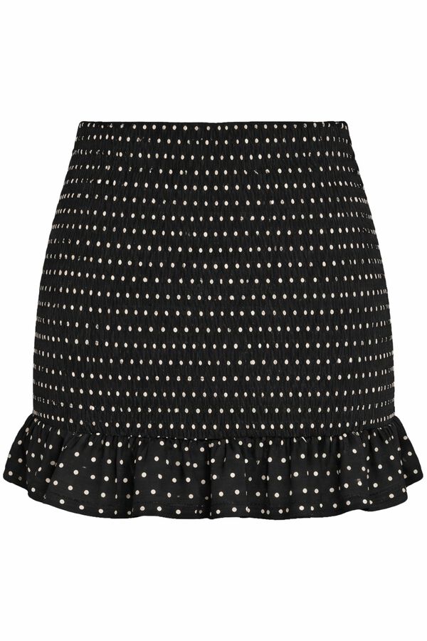 Noisy May Honeycomb short skirt black